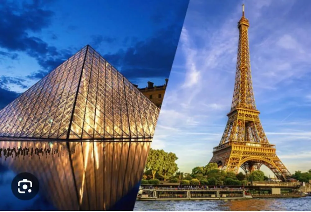 Beau Temps Aux Champs Elysees, Tour Eiffel Paris